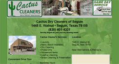 Desktop Screenshot of cactus-cleaners.com