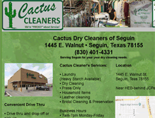 Tablet Screenshot of cactus-cleaners.com